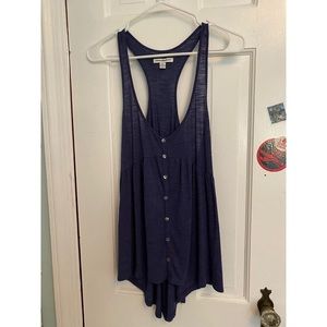 Blue tank top